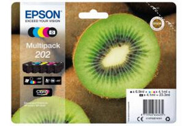 Epson Clara Premium Ink Multipack Nr.202 1x5, Art.-Nr. C13T02E74010 - Paterno B2B-Shop