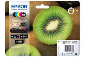 Epson Clara Premium Ink Multipack Nr.202XL 1x5, Art.-Nr. C13T02G74010 - Paterno B2B-Shop