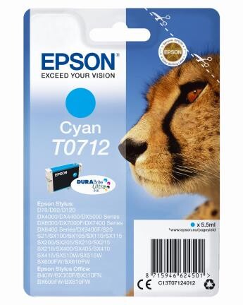 Epson Ink cyan T0712, Art.-Nr. C13T07124012 - Paterno B2B-Shop