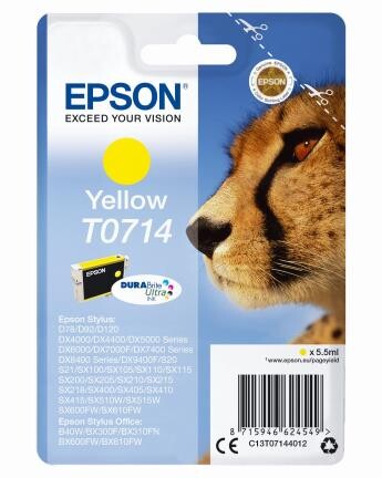 Epson Ink yell. T0714, Art.-Nr. C13T07144012 - Paterno B2B-Shop