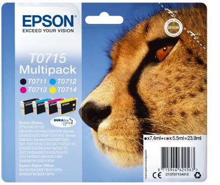 Epson DuraBrite Multipack Ink 1x4, Art.-Nr. C13T07154012 - Paterno B2B-Shop