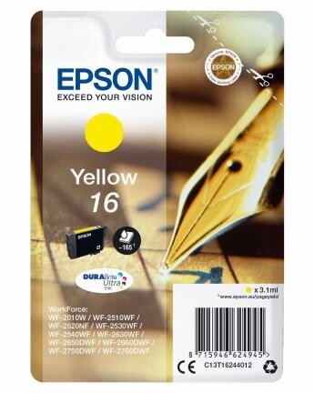 Epson DuraBrite Ultra Ink Nr.16 yell., Art.-Nr. C13T16244012 - Paterno B2B-Shop