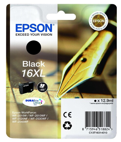 Epson DuraBrite Ultra Ink Nr.16XL black, Art.-Nr. C13T16314010 - Paterno B2B-Shop
