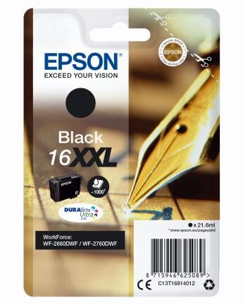 Epson DuraBrite Ultra Ink Nr.16XXL black, Art.-Nr. C13T16814012 - Paterno B2B-Shop