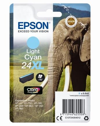 Epson Claria Ink Nr.24XL photo light cyan, Art.-Nr. C13T24354012 - Paterno B2B-Shop