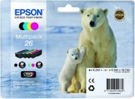 Epson Claria Premium Ink Multipack Nr.26 1x4, Art.-Nr. C13T26164010 - Paterno B2B-Shop
