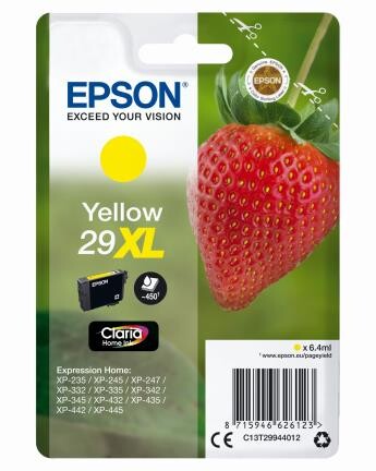 Epson Claria Home Ink Nr.29XL yell., Art.-Nr. C13T29944012 - Paterno B2B-Shop