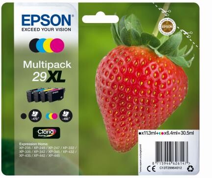 Epson Claria Home Ink Multipack Nr.29XL 1x4, Art.-Nr. C13T29964012 - Paterno B2B-Shop