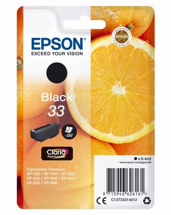 Epson Claria Premium Ink Nr.33 black, Art.-Nr. C13T33314012 - Paterno B2B-Shop