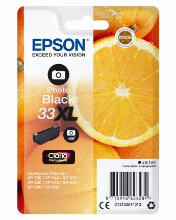 Epson Claria Premium Ink Nr.33XL photo black, Art.-Nr. C13T33614012 - Paterno B2B-Shop