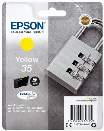 Epson DuraBrite Ultra Ink Nr.35 yell., Art.-Nr. C13T35844010 - Paterno B2B-Shop