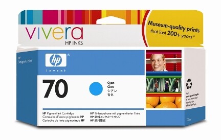 HP Vivera Ink Nr.70 cyan 130ml, Art.-Nr. C9452A - Paterno B2B-Shop