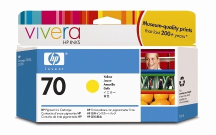 HP Vivera Ink Nr.70 yell. 130ml, Art.-Nr. C9454A - Paterno B2B-Shop