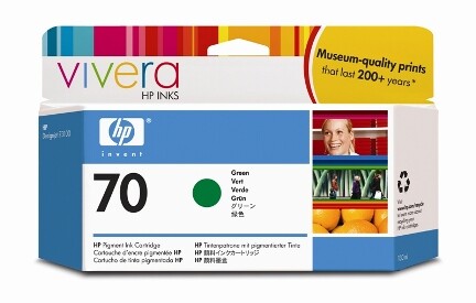 HP Vivera Ink Nr.70 green 130ml, Art.-Nr. C9457A - Paterno B2B-Shop