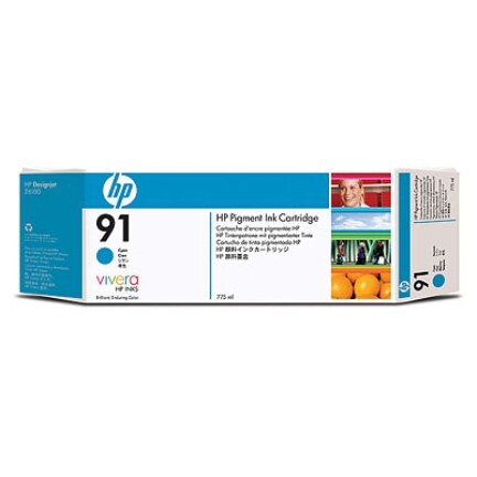 HP Vivera Ink Nr.91 cyan 775ml, Art.-Nr. C9467A - Paterno B2B-Shop