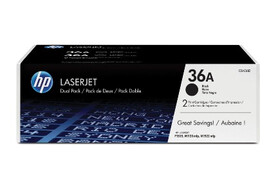 HP LJ Cartridge Nr.36A 1x2, Art.-Nr. CB436AD - Paterno B2B-Shop