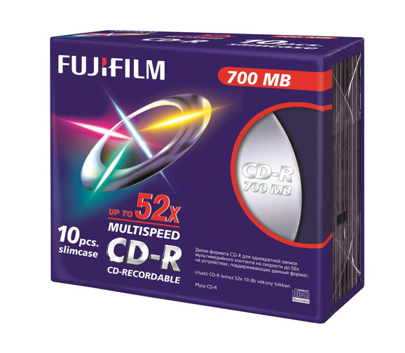 CD-R 700MB Slim Case Recordable Multispeed, Art.-Nr. CD-R700MB-52. - Paterno B2B-Shop