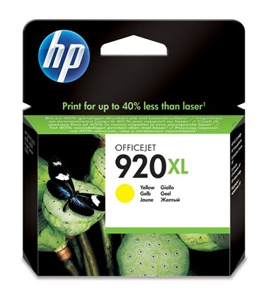 HP Ink Nr.920XL yell. 6ml, Art.-Nr. CD974AE - Paterno B2B-Shop