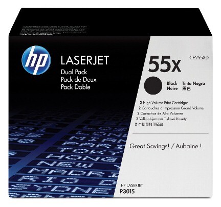 HP LJ Cartridge Nr.55X black 1x2, Art.-Nr. CE255XD - Paterno B2B-Shop