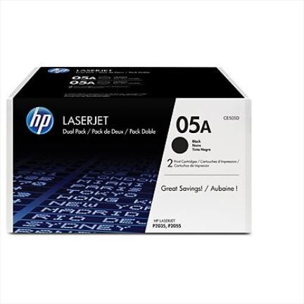 HP LJ Cartridge, Nr.05A black 1x2 2,3K, Art.-Nr. CE505D - Paterno B2B-Shop