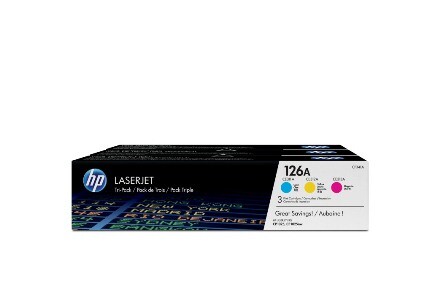 HP LJ Cartridge Nr.126A C/M/Y 1x3, Art.-Nr. CF341A - Paterno B2B-Shop