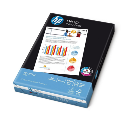 Kopierpapier HP Office A4 80 gr. weiss CIE 153, Art.-Nr. CHPO480 - Paterno B2B-Shop
