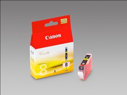 Tintenpatrone Canon Pixma MP800/500 IP6600D/5200, Art.-Nr. CLI-8-Y - Paterno B2B-Shop