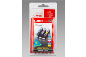 Canon Ink Value Pack C/M/Y je 9ml 1x3, Art.-Nr. CLI521CMYBL - Paterno B2B-Shop