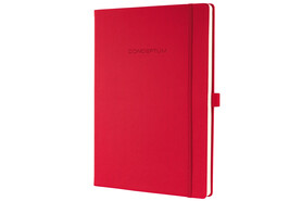 Notizbuch Sigel CONCEPTUM® A4 lin. red, Art.-Nr. CO645 - Paterno B2B-Shop