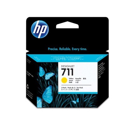 HP Ink Nr.711 yell. 29ml 1x3, Art.-Nr. CZ136A - Paterno B2B-Shop