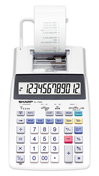 Tischrechner Sharp EL-1750V, Art.-Nr. EL1750PIII - Paterno B2B-Shop