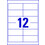 Universaletiketten A4 Europe 100, 96x42,3mm weiß, Art.-Nr. ELA-0039 - Paterno B2B-Shop