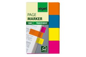 Haftmarker Sigel 50x20 mm transparent, Art.-Nr. HN614 - Paterno B2B-Shop