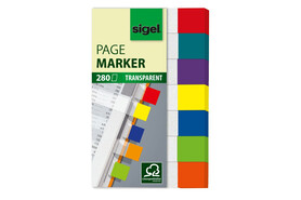 Haftmarker Sigel 50x12mm transparent mini, Art.-Nr. HN677 - Paterno B2B-Shop