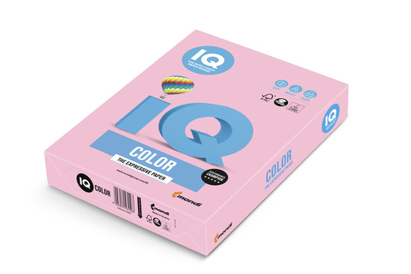 Kopierpapier IQ Color rosa PI25 A4 120 gr., Art.-Nr. IQC412-P-RS - Paterno B2B-Shop