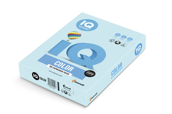 Kopierpapier IQ Color blau BL29 A4 160 gr., Art.-Nr. IQC416-P-BL - Paterno B2B-Shop