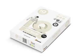 Kopierpapier IQ Premium A4 80 gr. 2-fach gelocht, Art.-Nr. IQPREM480-2XGEL. - Paterno B2B-Shop