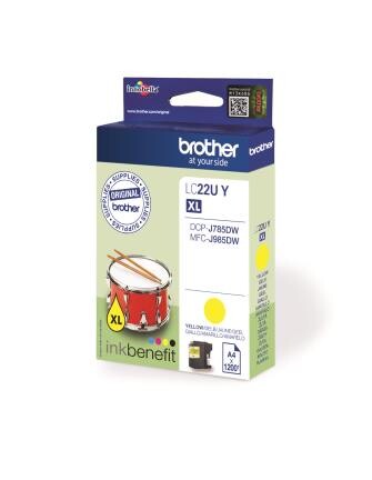 Brother Ink yell. 1,2K, Art.-Nr. LC22UY - Paterno B2B-Shop