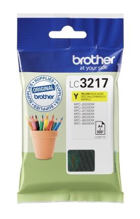 Brother Ink yell. 550 Seiten, Art.-Nr. LC3217Y - Paterno B2B-Shop