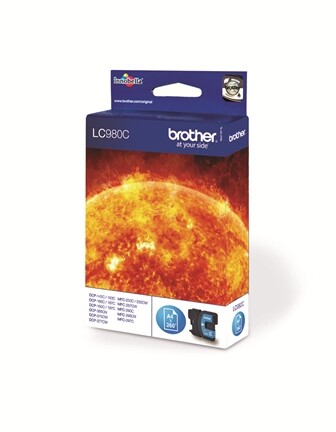 Fax Ink Brother cyan, Art.-Nr. LC980-CY - Paterno B2B-Shop