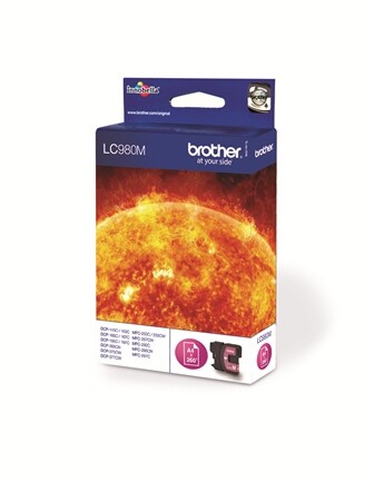 Fax Ink Brother farbig magenta, Art.-Nr. LC980-M - Paterno B2B-Shop