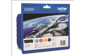 Brother Ink Set BK/C/M/Y, Art.-Nr. LC985VALBPDR - Paterno B2B-Shop
