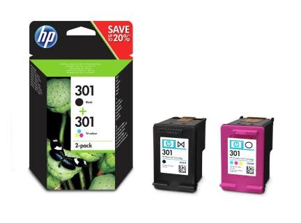 HP Ink Combo Pack Nr.301 1x2, Art.-Nr. N9J72AE - Paterno B2B-Shop