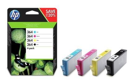 HP Ink CMYK Combo Pack Nr.364 1x4, Art.-Nr. N9J73AE - Paterno B2B-Shop