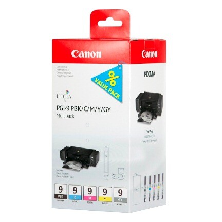 Canon Ink Multi Pack PBK/C/M/Y/GY je 14ml, Art.-Nr. PGI9PBKCMYGY - Paterno B2B-Shop