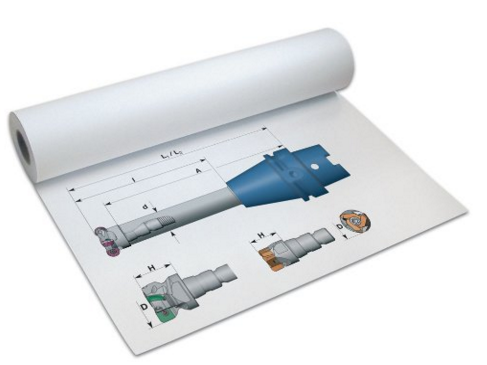 Plotterpapier Digital Jet-Plot 80gr. 914 mm 50 lfm, Art.-Nr. PLO80-914-50ST - Paterno B2B-Shop