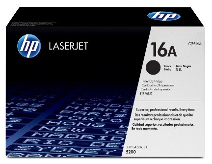 HP LJ Cartridge Nr.16A black 12K, Art.-Nr. Q7516A - Paterno B2B-Shop