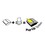 Haftnotizen Post-it 76x76 mm Z-Notes Neonfarben, Art.-Nr. R330NRB - Paterno B2B-Shop