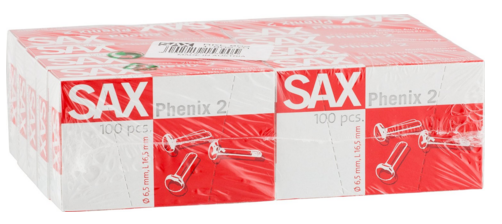 Rundkopfklammern Sax 2 Phenix 16 mm, Art.-Nr. SAX2 RUND - Paterno B2B-Shop