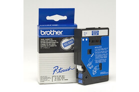 Beschriftungsband Brother 9mm weiss auf blau, Art.-Nr. TC595 - Paterno B2B-Shop